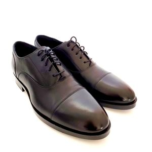 Cole Haan Men's Black Williams Cap Toe Oxford Shoe Size 9.5